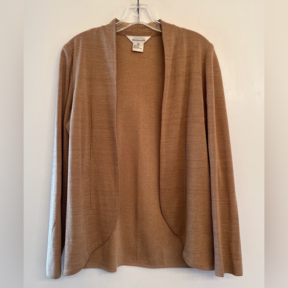Misook Open Front camel
Cardigan size XS